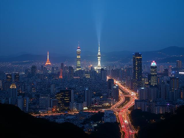Seoul Cityscape Time-lapse Video